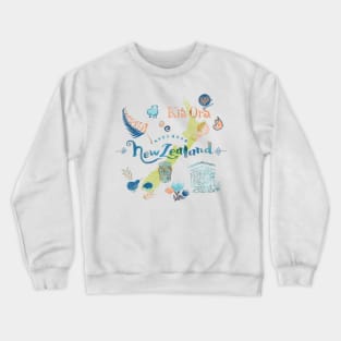 Drawings from New Zealand Crewneck Sweatshirt